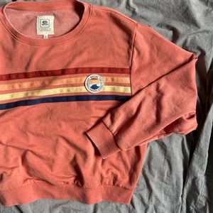 Cropped Ripcurl Crewneck Sweater